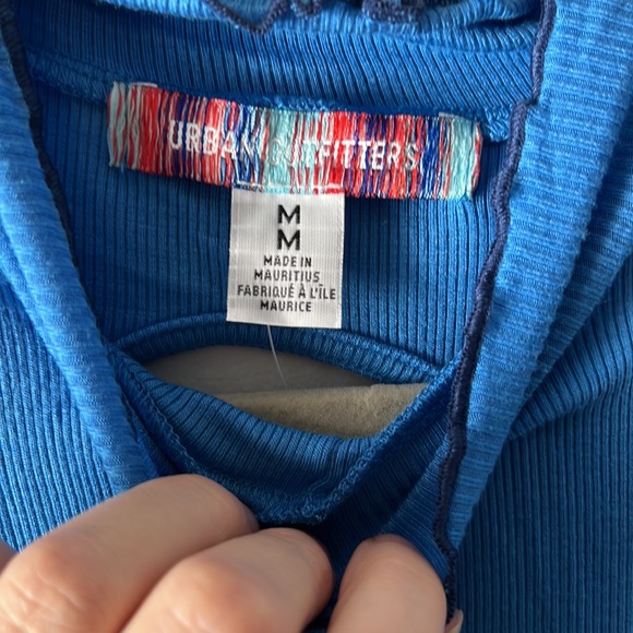 😎Summer Sale!! 🆕 NWT Urban Outfitters blue dress size M - Picture 4 of 7